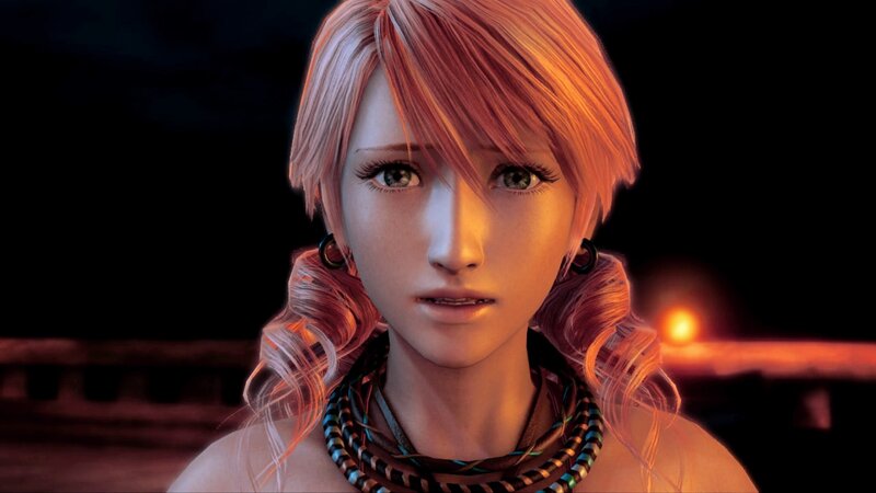 Female Character with Pink Hair — Dramatic, Night, 3d Render