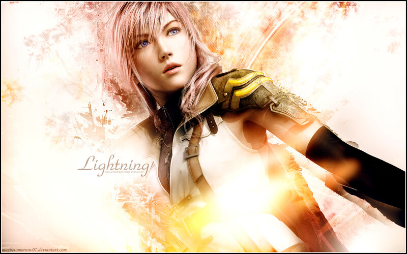 Female Character with Pink Hair — White, Dramatic, Digital Art, Armor, Gloves