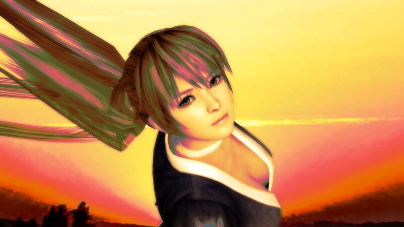 Female Character with Ponytail
