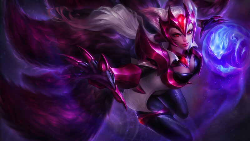 Female Character with Purple Armor