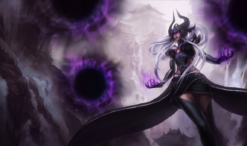 Female Character with Purple Energy