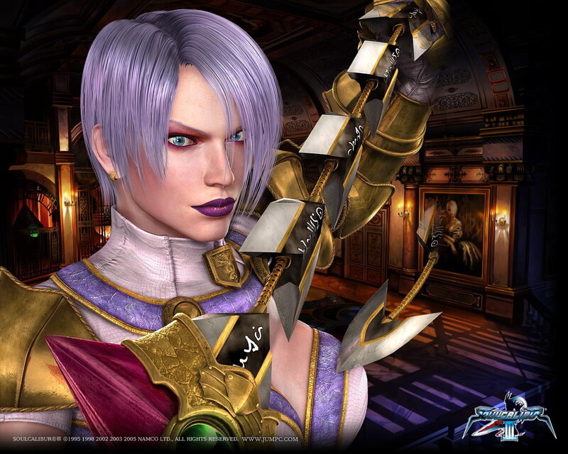 Female Character with Purple Hair — Dramatic