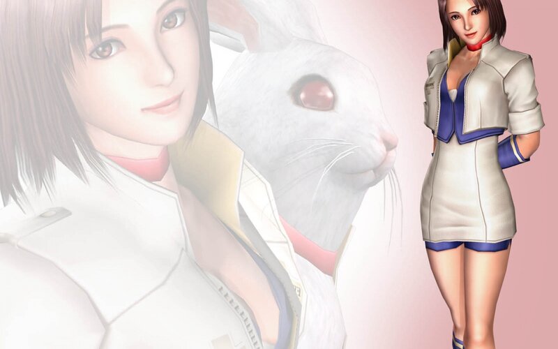 Female Character with Rabbit