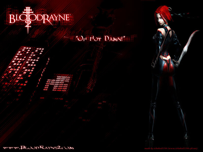 Female Character with Red Hair — Black, Dark, Dramatic, Night