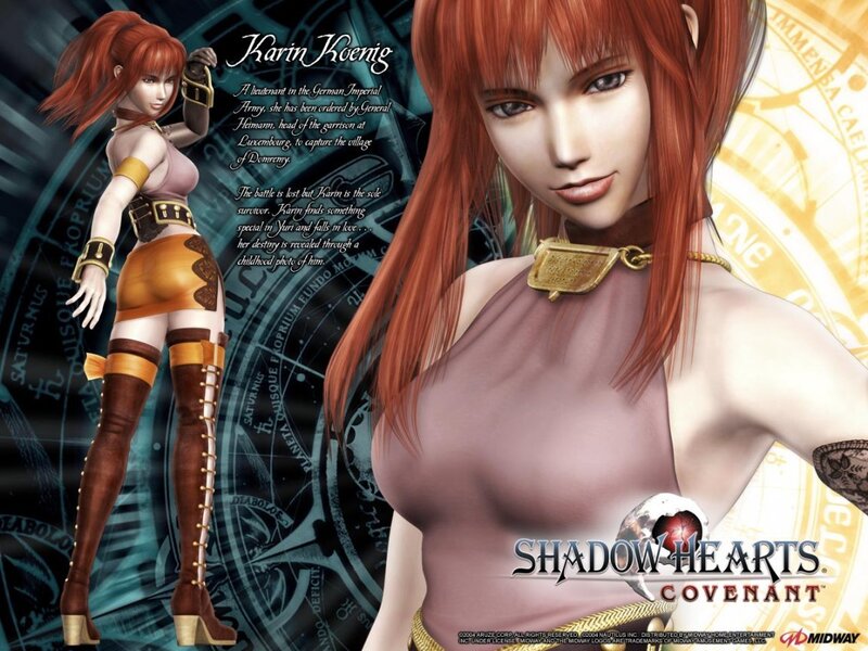 Female Character with Red Hair — Dramatic, Digital Art