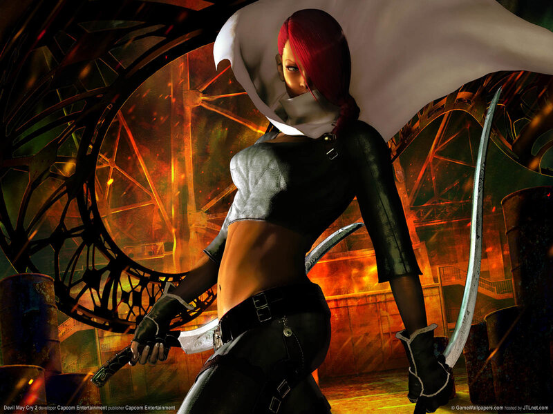 Female Character with Red Hair — Dramatic