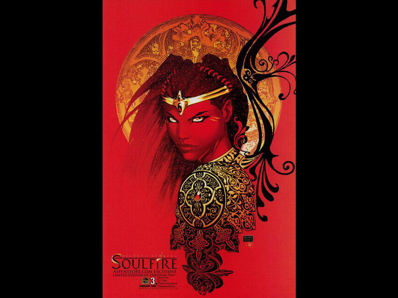 Female Character with Red Skin