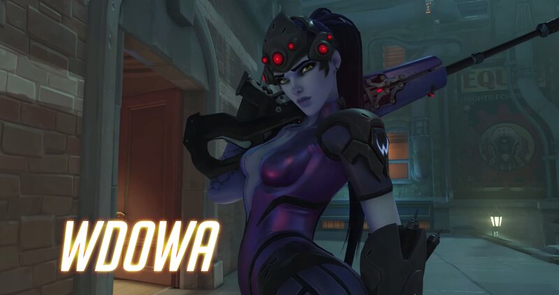 Female Character with Rifle — Purple, Dramatic, Night