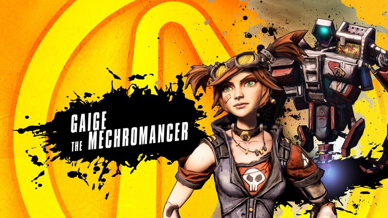 Female Character with Robot