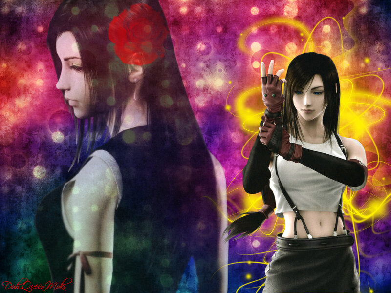 Female Character with Rose