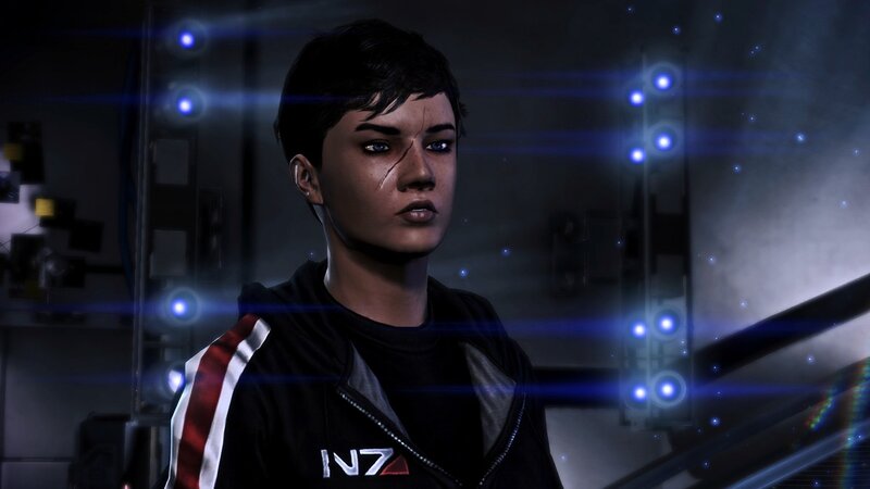 Female Character with Scar