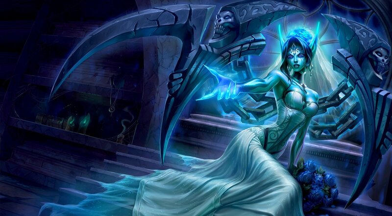 Female Character with Scythes