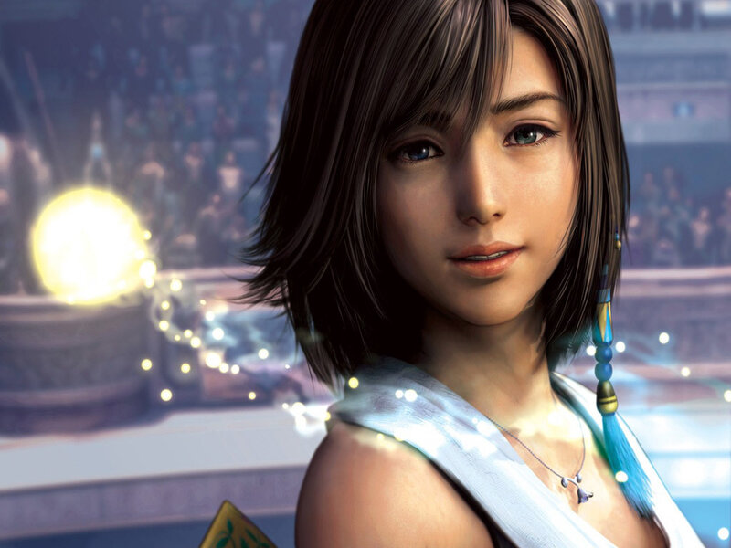 Female Character with Short Hair — Blue