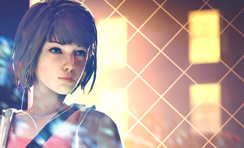 Female Character with Short Hair — Yellow