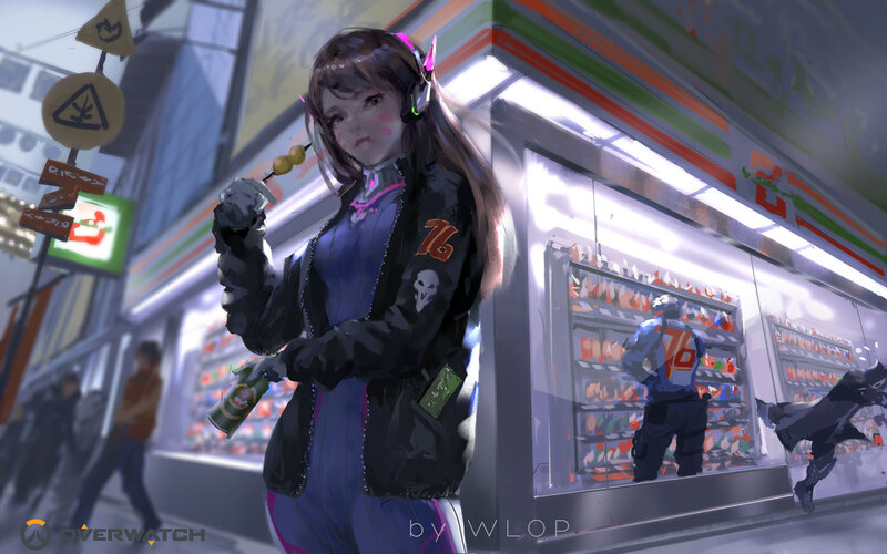 Female Character with Skewer
