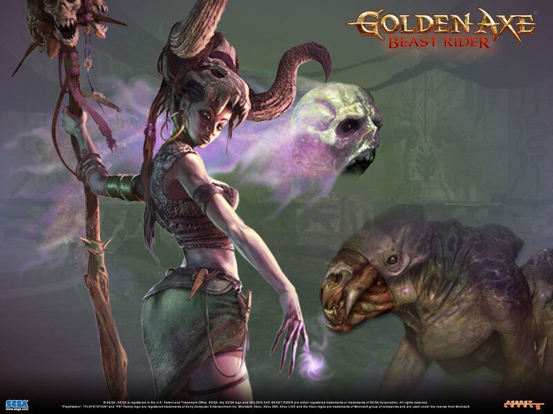 Female Character with Staff — Purple, Dark, Mystical