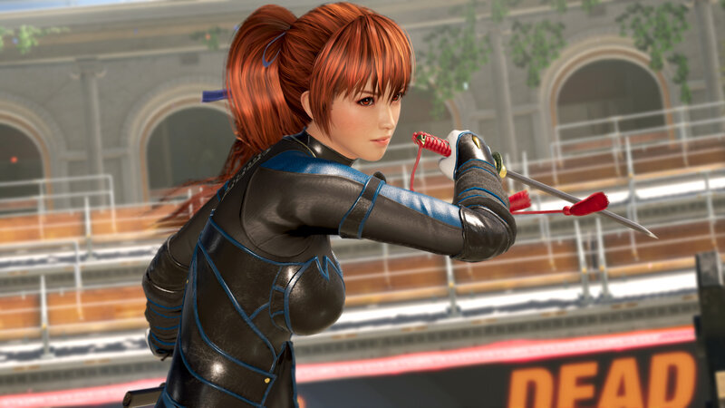 Female Character with Sword — Red, Intense
