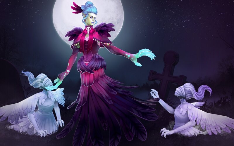 Female Character with Two Spirits