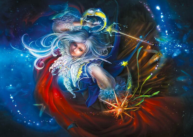 Female Character with Wand