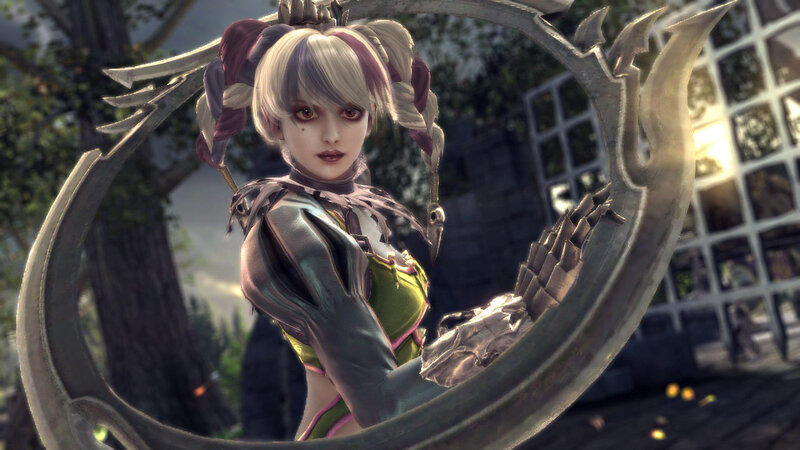 Female Character with Weapon — Green