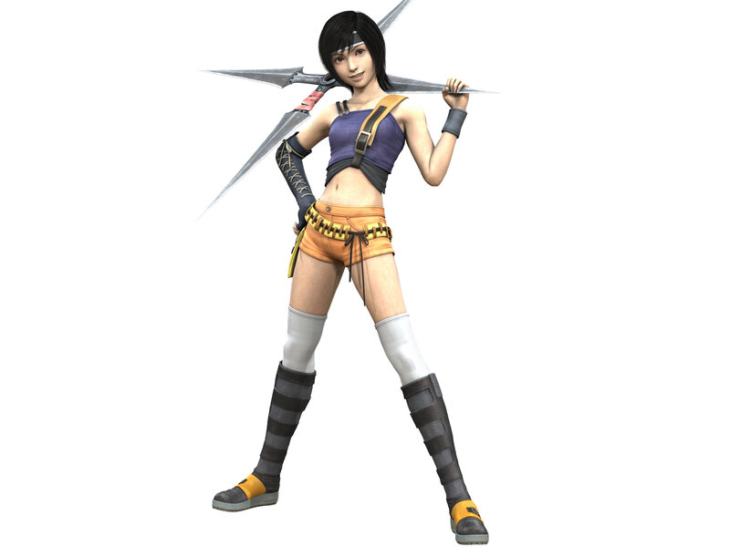 Female Character with Weapon — Purple, Confident, 3d Render, Shorts