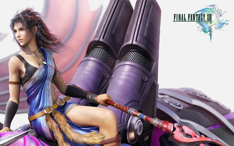 Female Character with Weapon — Purple, Dramatic, 3d Render, Mech