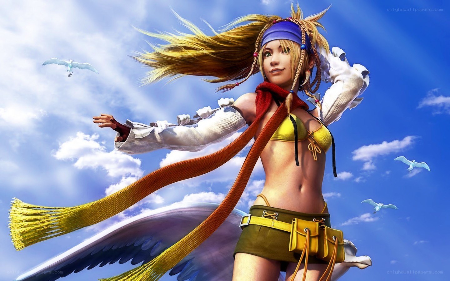 female character with wings