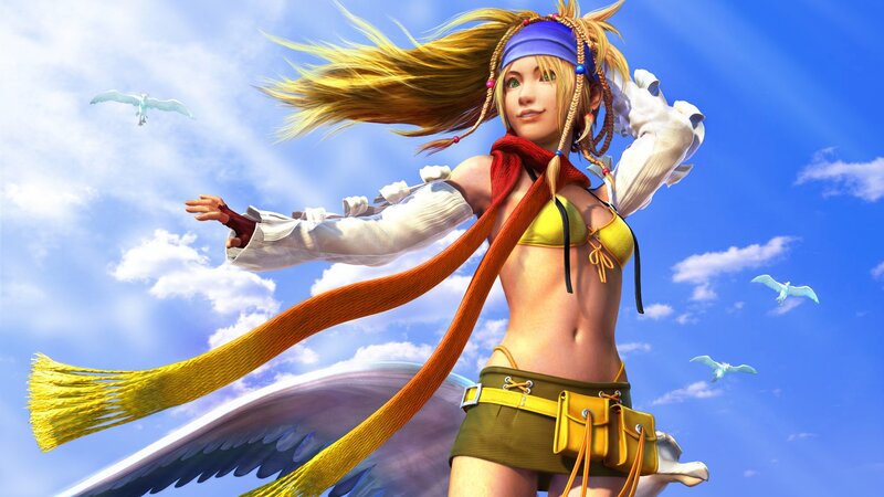 Female Character with Wings — Blue, Serene, Afternoon, 3d Render