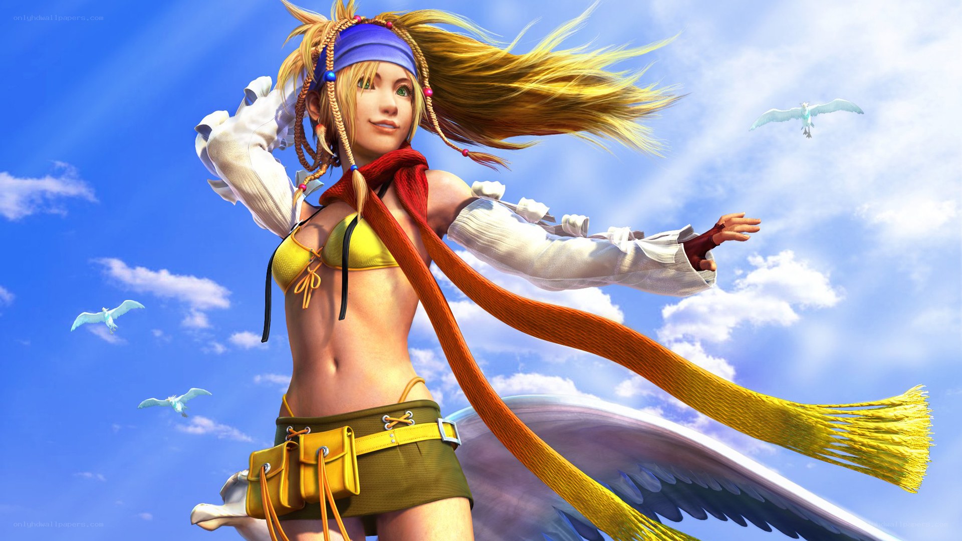 female character with wings