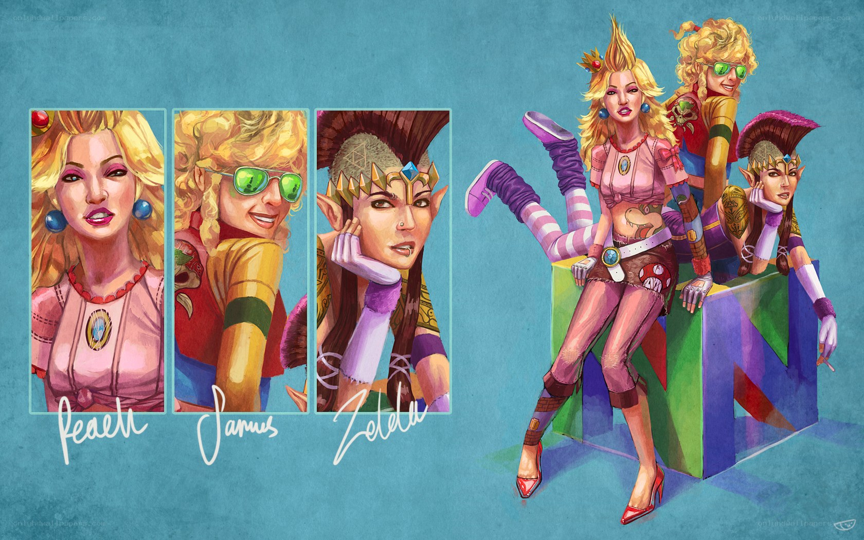 Female characters from video games