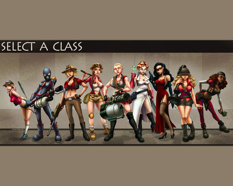 Female Characters in Game — Brown, Confident