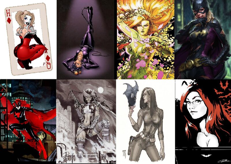 Female Comic Book Characters — Black