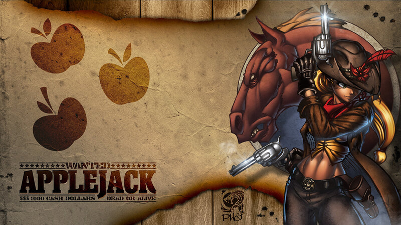 Female Cowboy with Guns