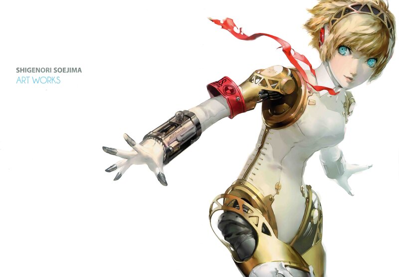 Female Cyborg Character — White