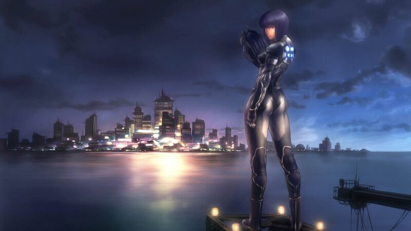 Female Cyborg on Dock