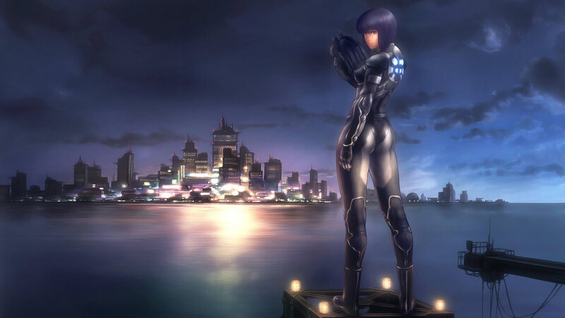 Female Cyborg Soldier — Blue