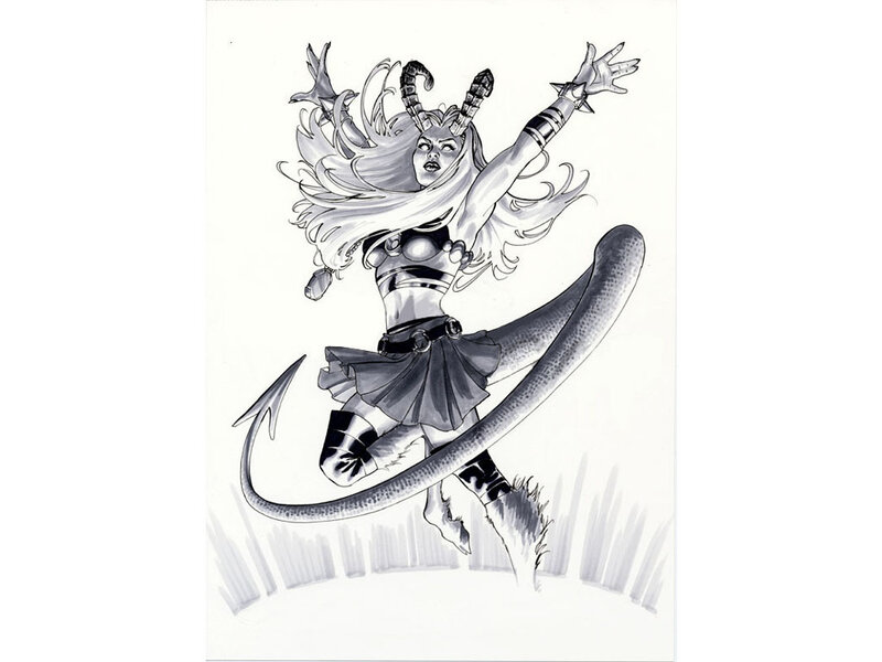 Female Demon Character