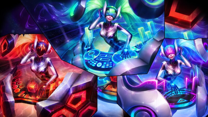 Female Dj Character — Purple, Energetic