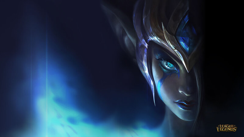 Female Elf with Blue Eyes — Dramatic
