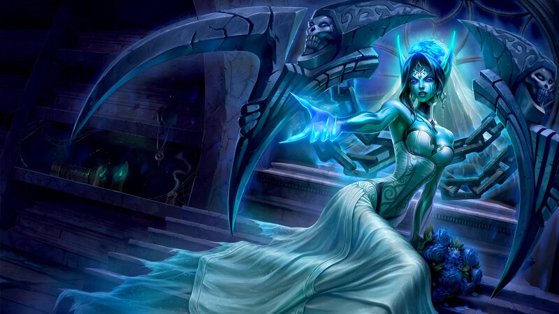 Female Elf with Glowing Hands
