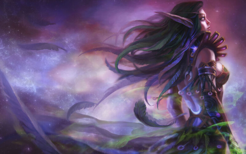 Female Elf with Long Hair