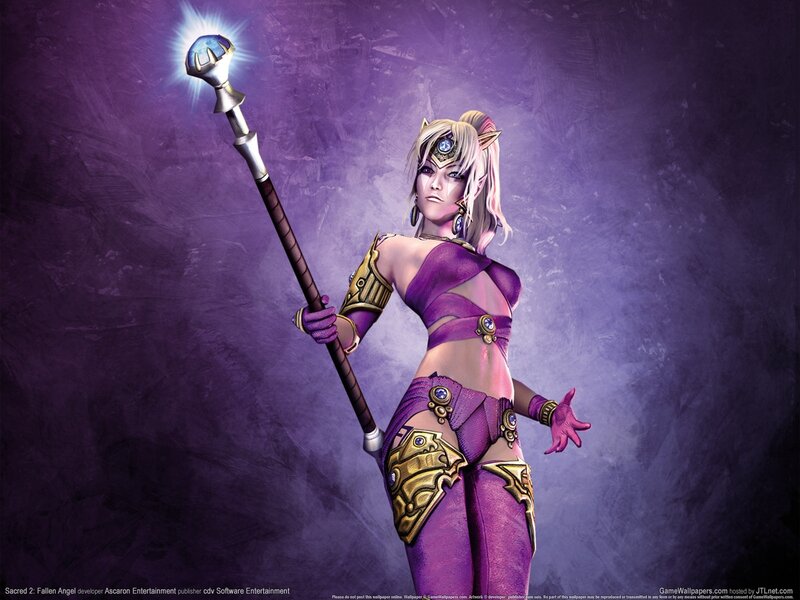 Female Elf with Staff