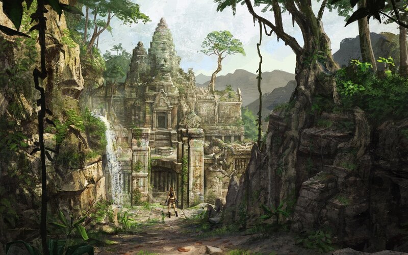 Female Explorer in Jungle