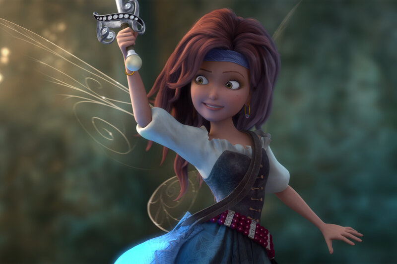 Female Fairy Character — Blue, Adventurous