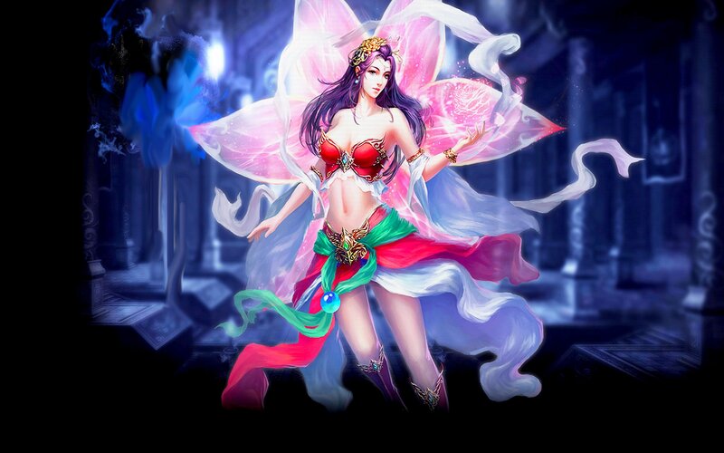 Female Fairy Character — Pink