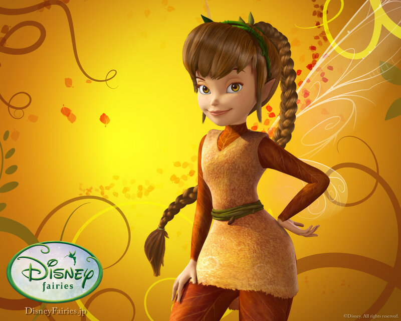 Female Fairy Character — Yellow