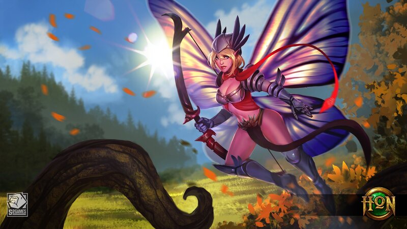 Female Fairy Warrior — Purple
