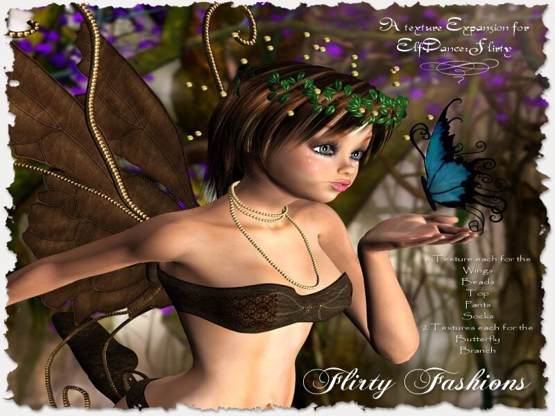 Female Fairy with Butterfly