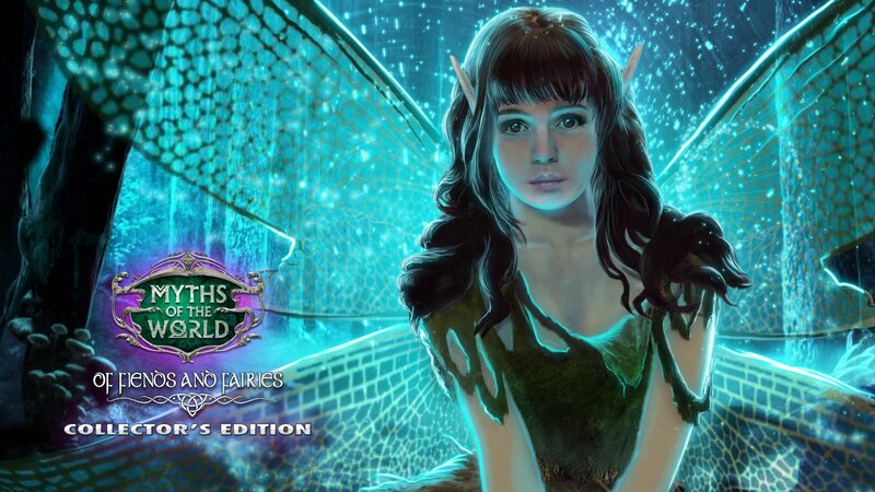 Female Fairy with Wings — Blue, Mystical