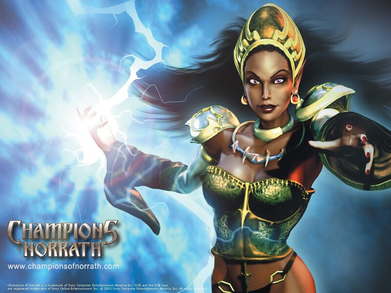 Female Fantasy Character — Blue